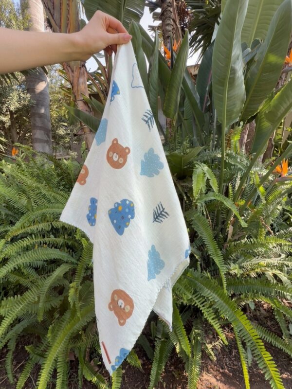 Blue NB 1 Nursing Blanket - Cotton Cloud Blue