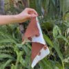Brown TT M 1 Burp Cloth - Teddy Bear Brown