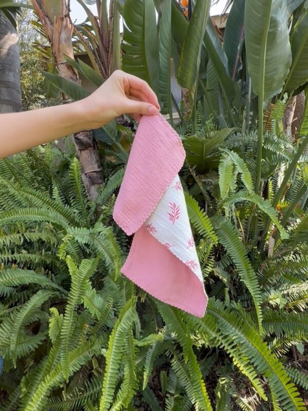 Pink TT M Burp Cloth - Pretty In Pink